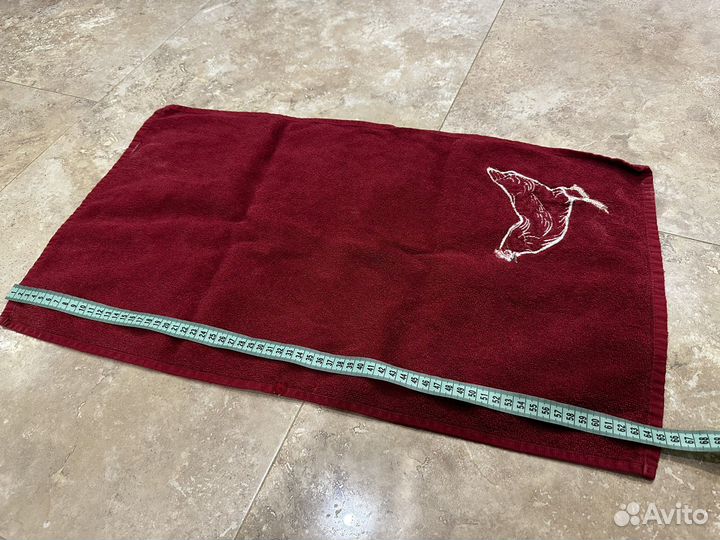 Полотенце кухонное курочка курица 65*39см красное