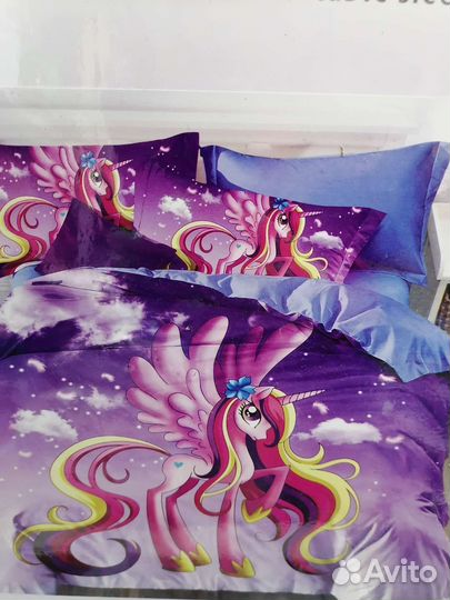 Кпб 1,5 спальное с детским рисунком