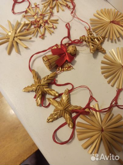 Игрушки соломенные