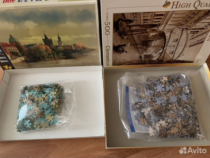 Пазлы Clementoni и Hatber 500 эл