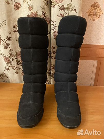 Сапоги натуральная замша зимние р.35,5 Adidas