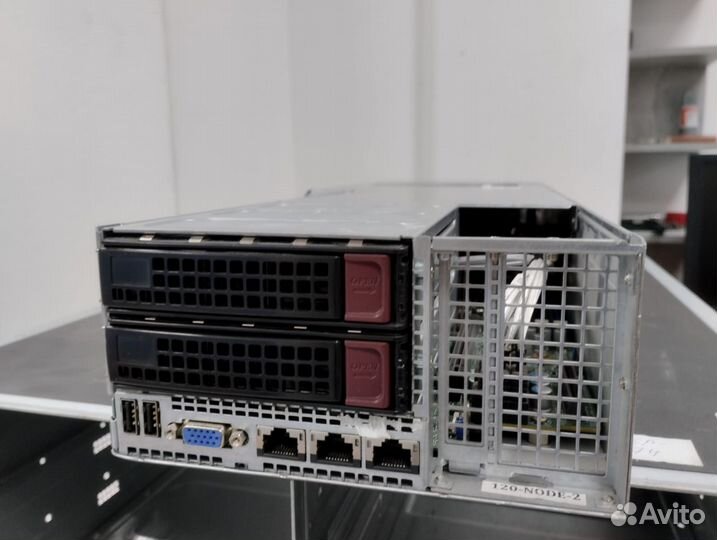 Сервер 4 node Supermicro 4U (X10drfr)