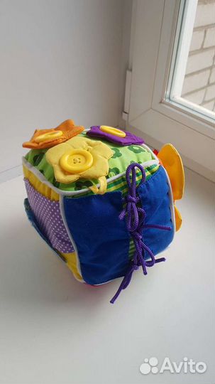 Мягкий кубик развивающий