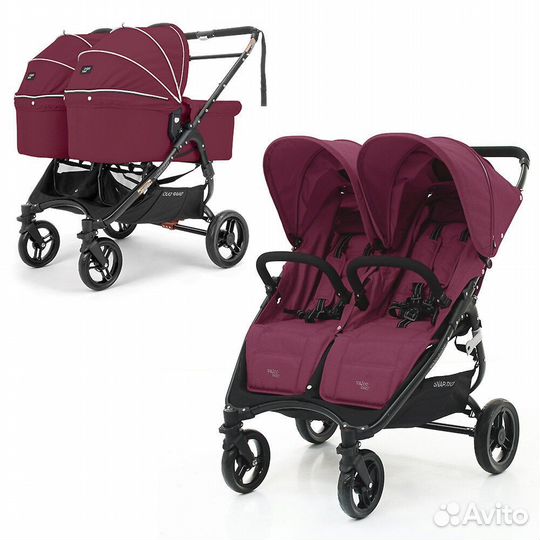 Коляска для двойни Valco Baby Snap Duo 2 в 1