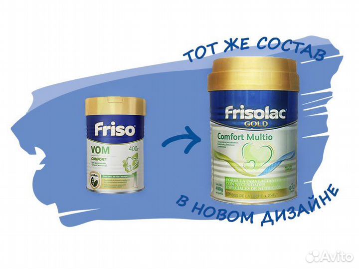 Детская смесь Friso Vom 1/Frisolac comfort