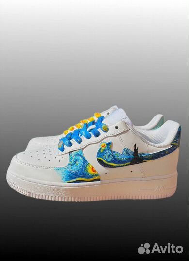 Кастомные кроссовки nike air force 1 adidas от2500