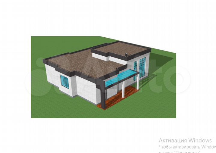 Коттедж 174 м² на участке 8,6 сот.