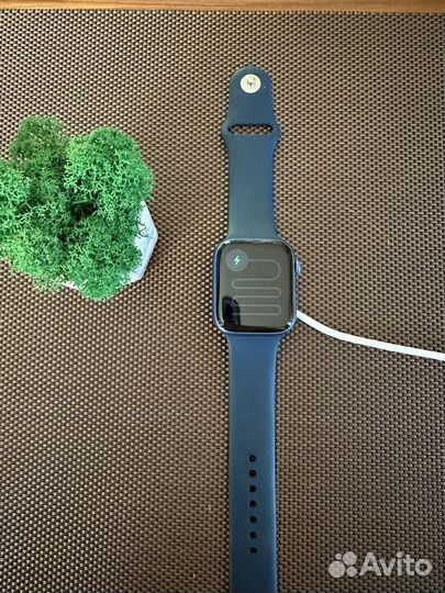 Apple watch series 7 45 мм blue aluminum