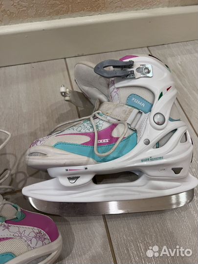 Коньки детские раздвижные roces yuma 30-35