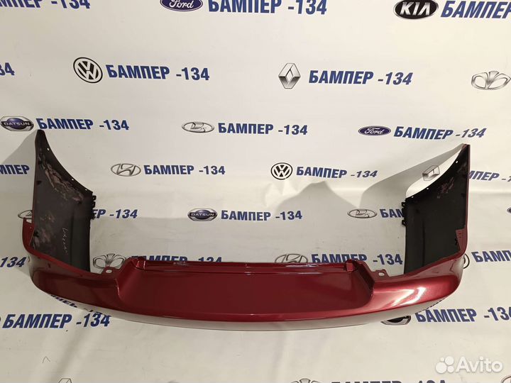 Бампер задний daewoo nexia n150 вишневый