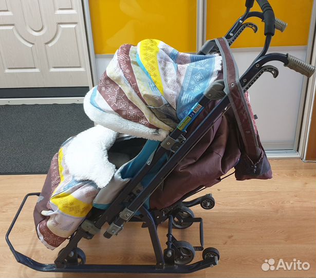 Детские санки коляска