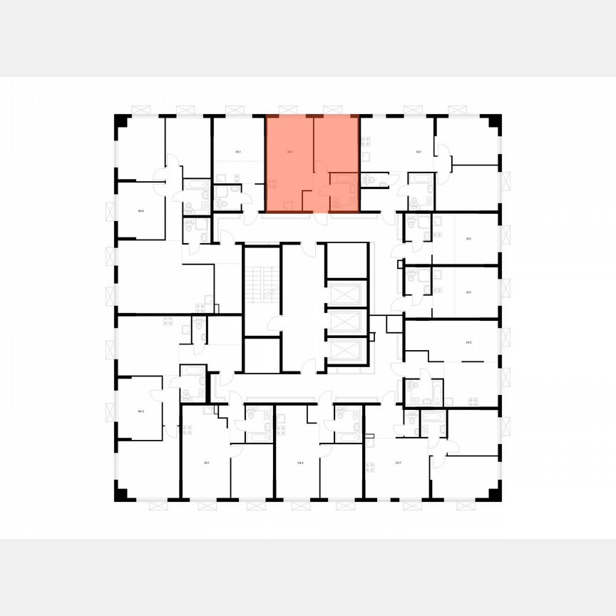 1-к. квартира, 36,2 м², 16/24 эт.