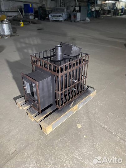 Банная печь горизонтальная