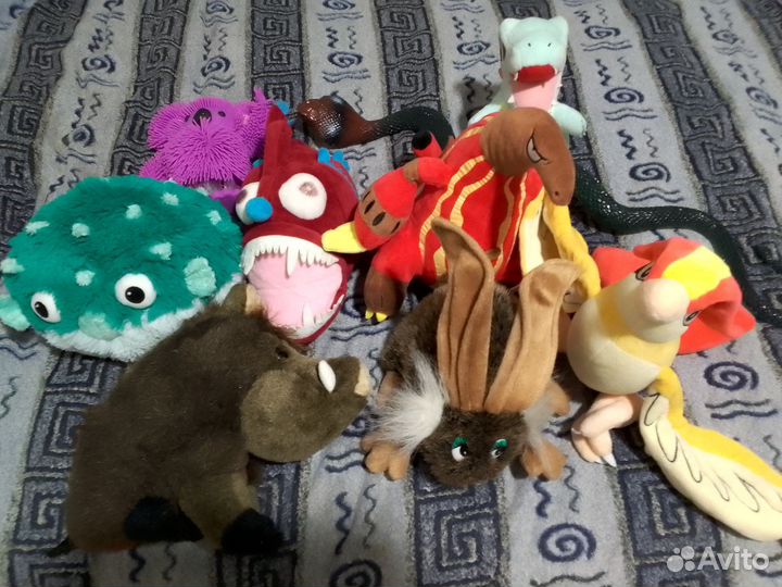 Мягкие игрушки небольшой пакет