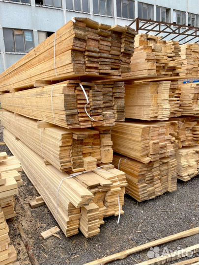 Брус обрезной 100х200х6000мм