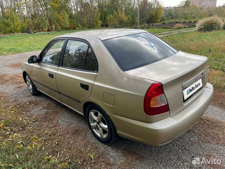 Hyundai Accent 1.5 МТ, 2003, 150 000 км