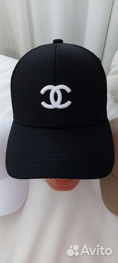 Бейсболка Chanel хлопок lux