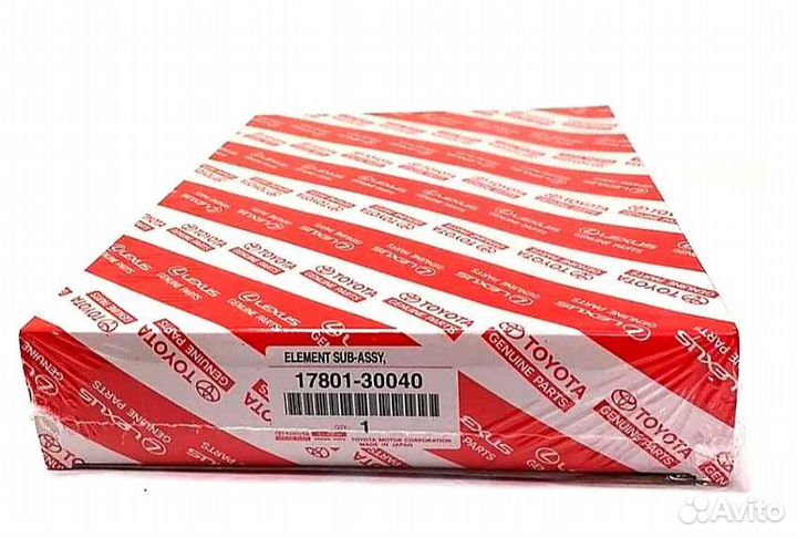 Воздушный фильтр Toyota 1780130040