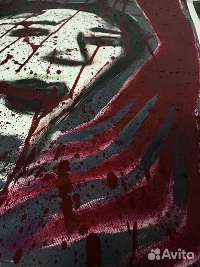 Серия мрачных картин маслом