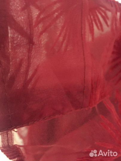 Шторы тюль из органзы и бархата Икея