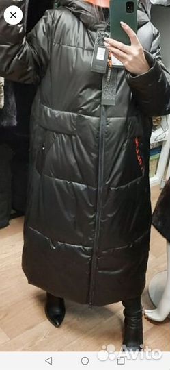 Пальто зимнее женское великан