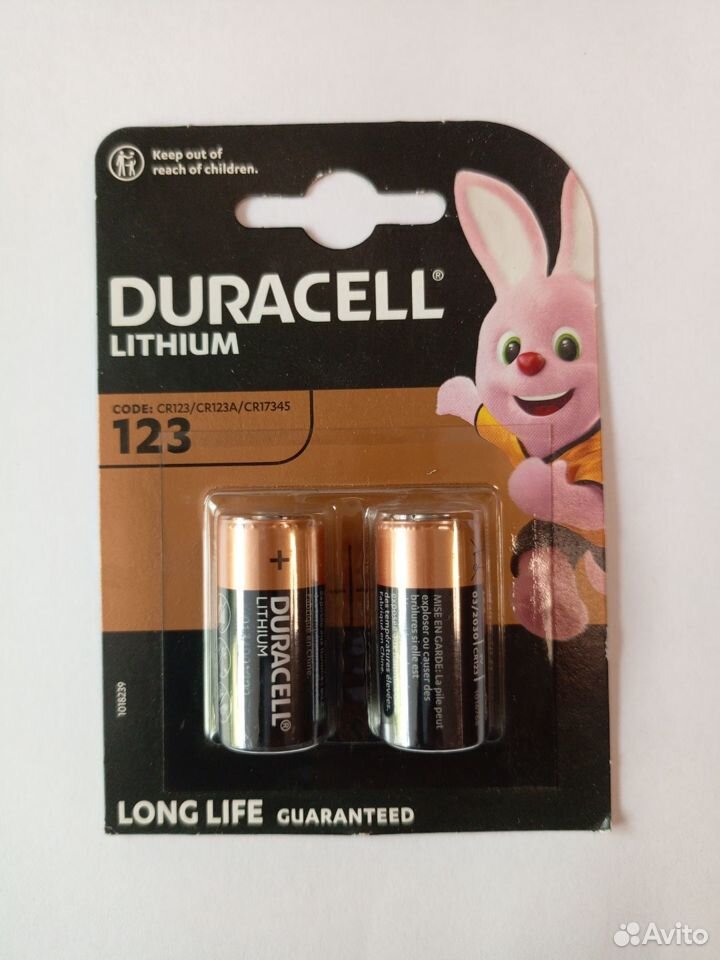 Батарейка Duracell CR123