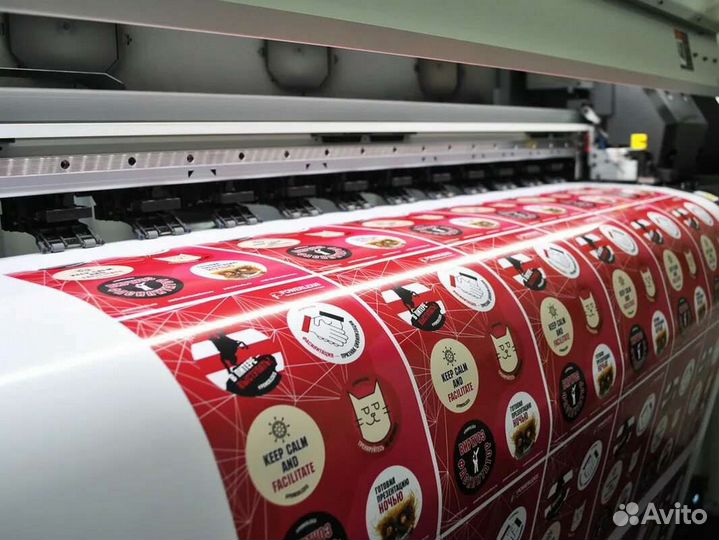 Печать на самоклеющейся пленке