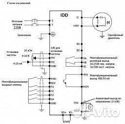 Частотный преобразователь 1,1кВт 220в Innovert ISD