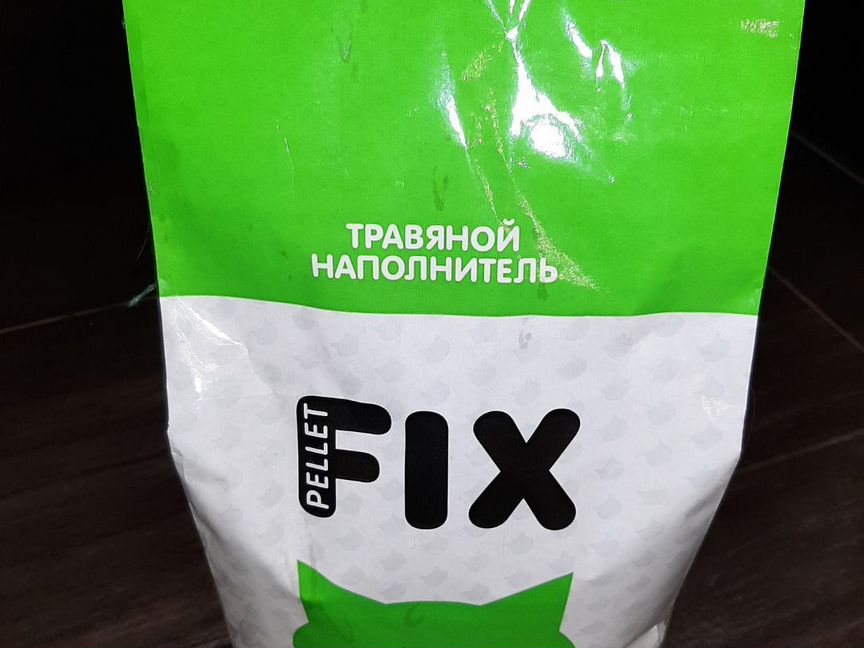 Травяной наполнитель FIX для туалета животных 5л