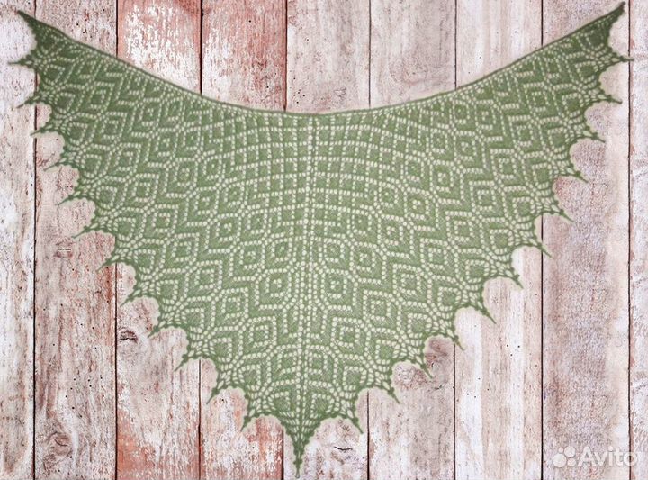 Шаль/шалетка ажурная небольшая новая