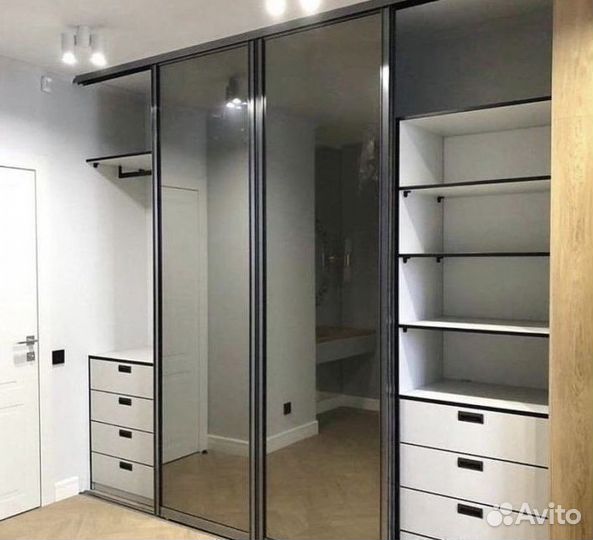 Гардеробные на заказ, системы хранения, шкафы