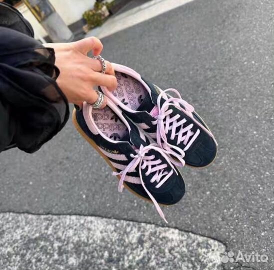 Кроссовки Adidas Spezial Black Clear Pink Gum