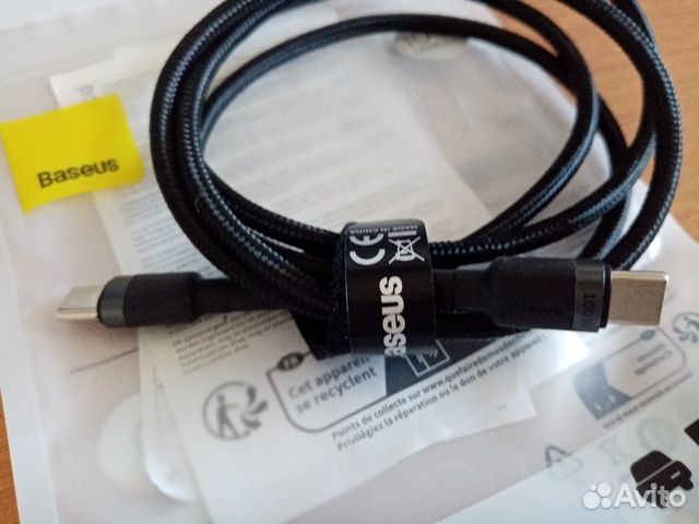 Кабель Baseus Type C 100W
