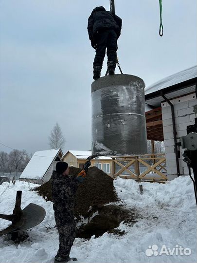 Септик, колодец под ключ за час