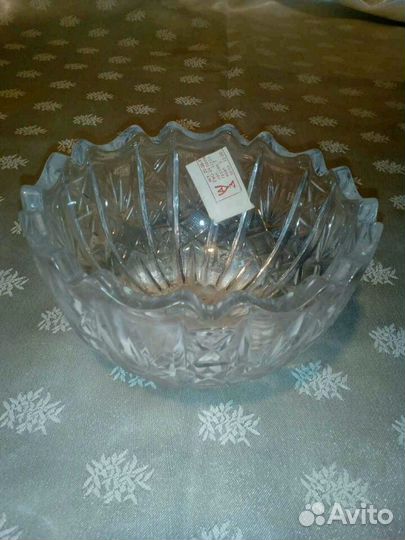 Вазы хрустальные ссср, новые