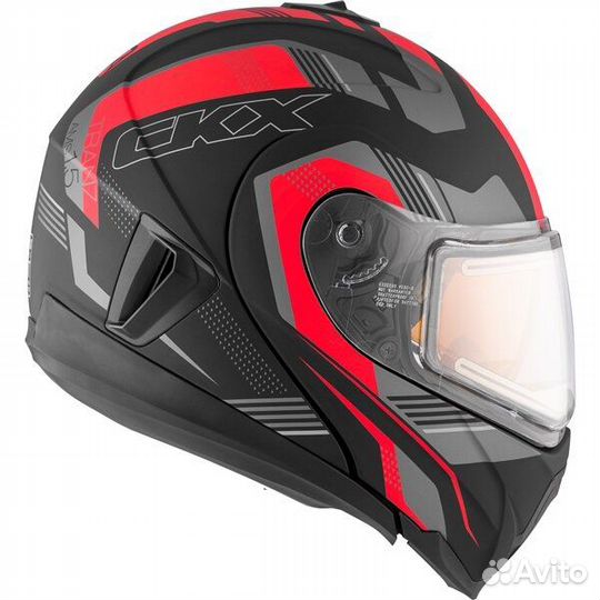 Шлем CKX tranz 1.5 Omega Red AMS