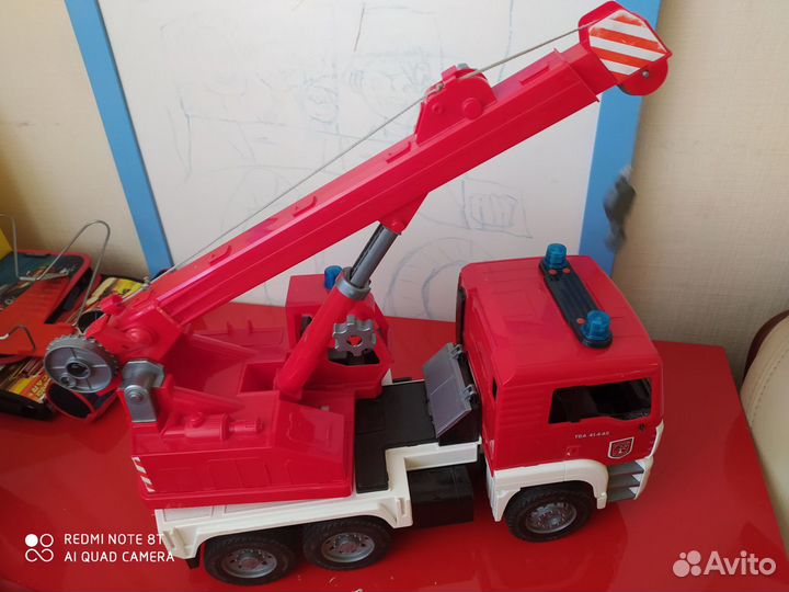 Пожарный кран Bruder Dickie рампа