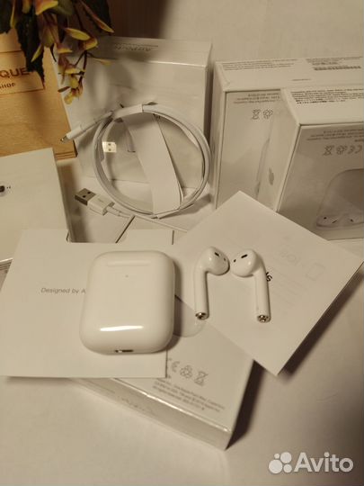Беспроводные наушники Airpods 2