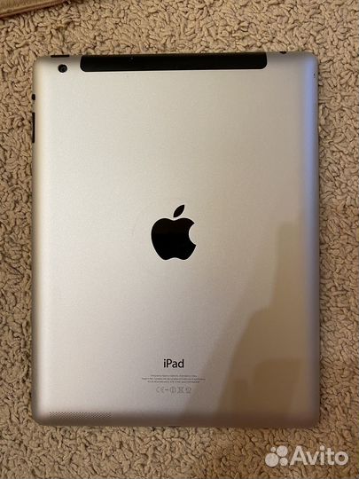 Планшет Apple iPad 4 серый серебристый айпад