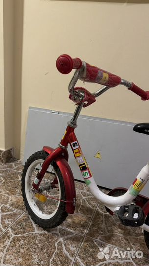 Детский велосипед stels 14, четырехколесный