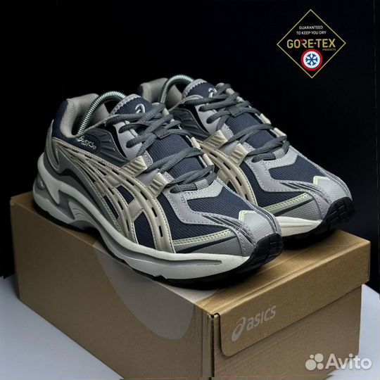 Кроссовки зимние Asics Gel-Preleus gray and white