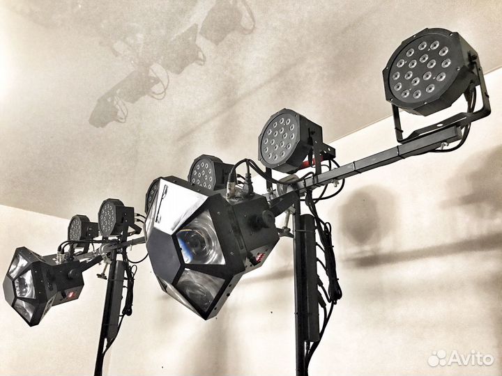 Свет на дискотеку световые приборы. Светомузыка