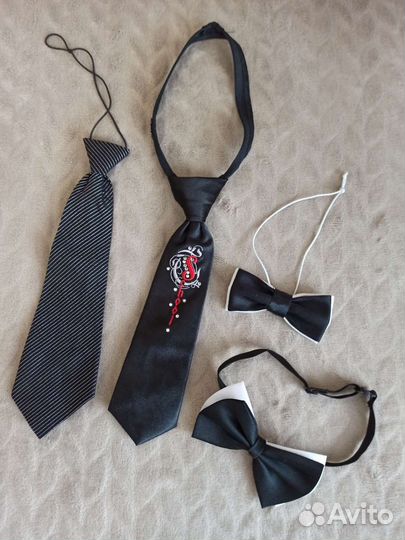 Галстуки(для девочек и мальчиков), бабочки, банты