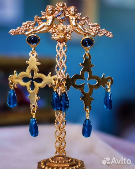 Kenneth jay lane комплект колье и серьги