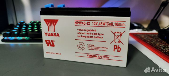 Аккумулятор Yuasa NPW 45-12