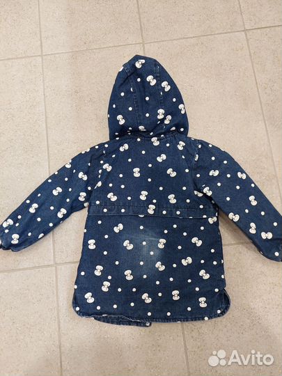 Детская куртка демисезонная джинсовая