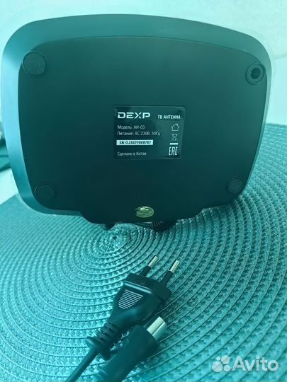 Антенна Dexp для тв, не использовалась