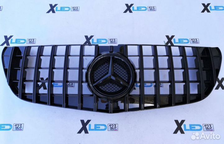 Решетка Mercedes Vito Viano w447 GT черная