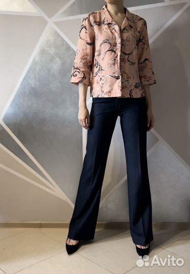 Блузка лен брендовая Viyella 50