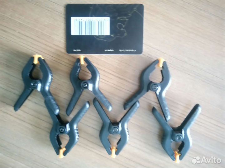 Струбцинки быстрозажимные 6шт